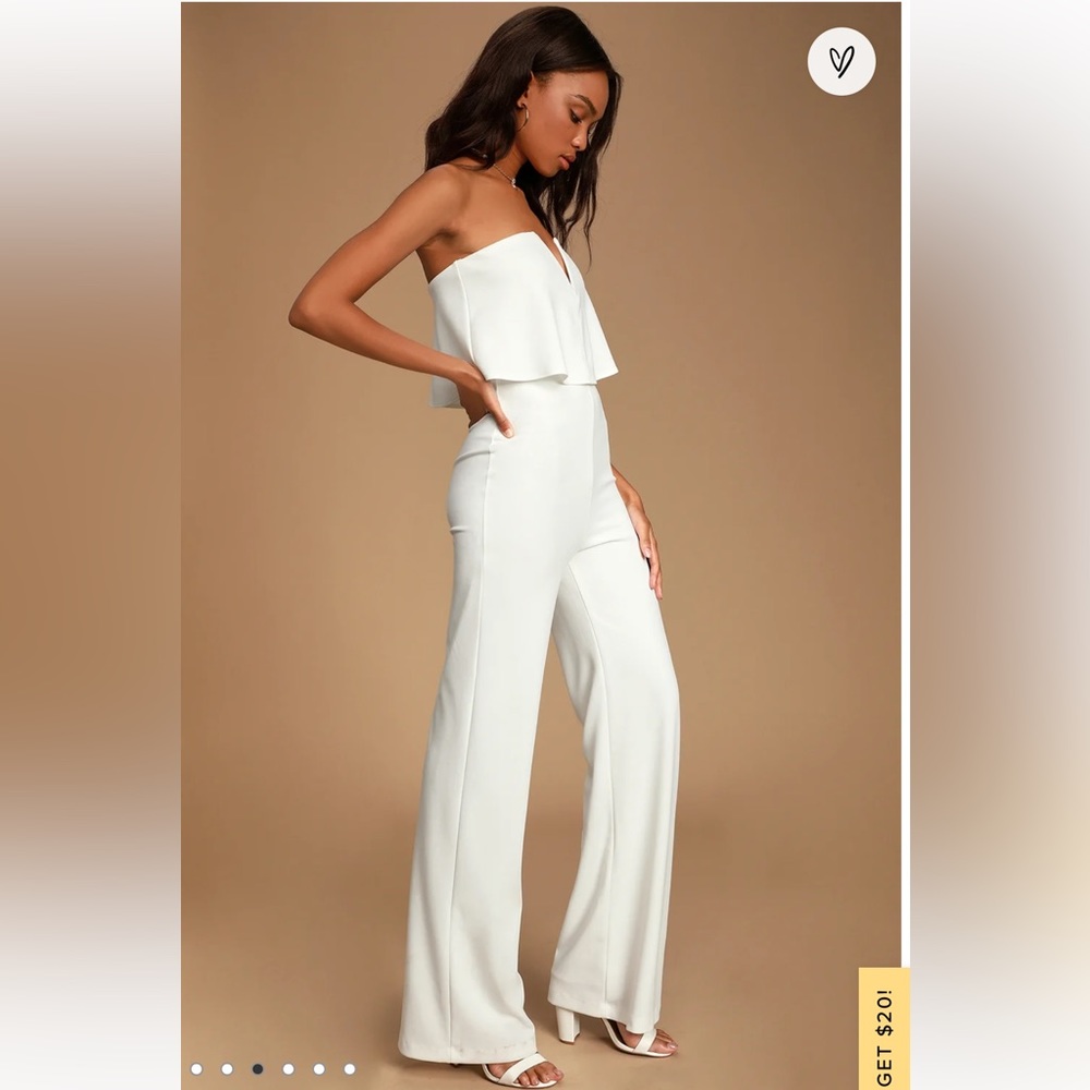 Strapless jumpsuit from Lulus